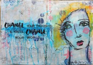 Change art journal page by Joy Atkinson